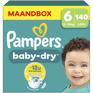 Pampers Pampers - Baby Dry - Maat 6 - Maandbox- 140 luiers - 13/18 KG