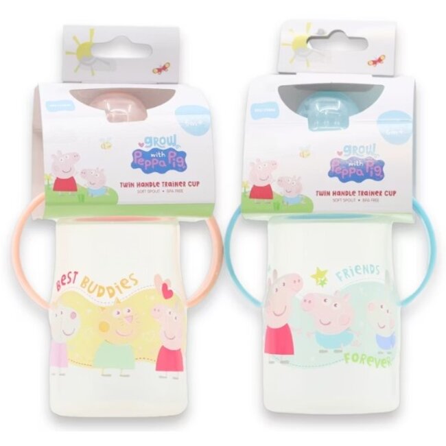 Peppa Pig – Oefenbeker - Dubbele Handvatten – 250 ml – 6+ maanden