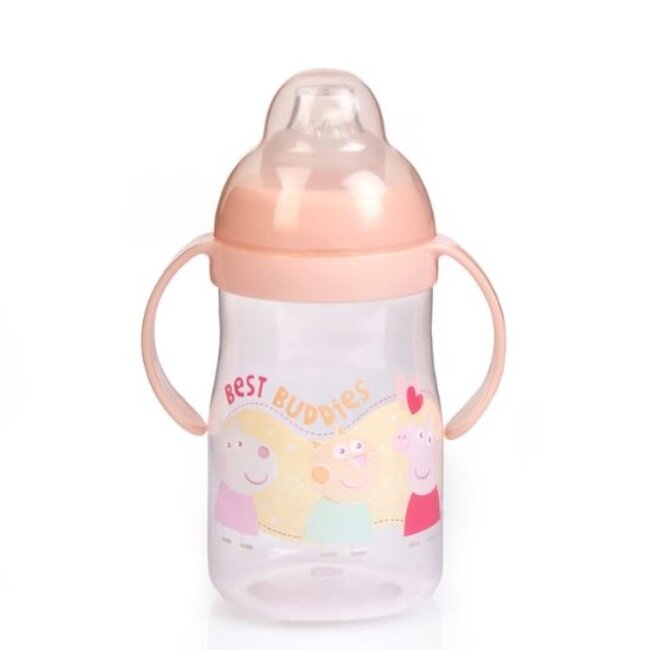 Peppa Pig – Oefenbeker - Dubbele Handvatten – 250 ml – 6+ maanden