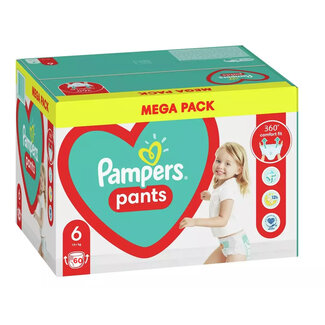 Pampers Pampers - Baby Dry Pants - Maat 6 - Mega Pack - 60 stuks - 14/19 KG