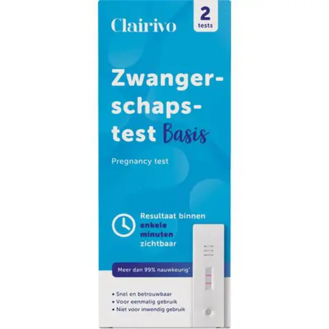 Clairivo Clairivo – Zwangerschapstest – 2 stuks