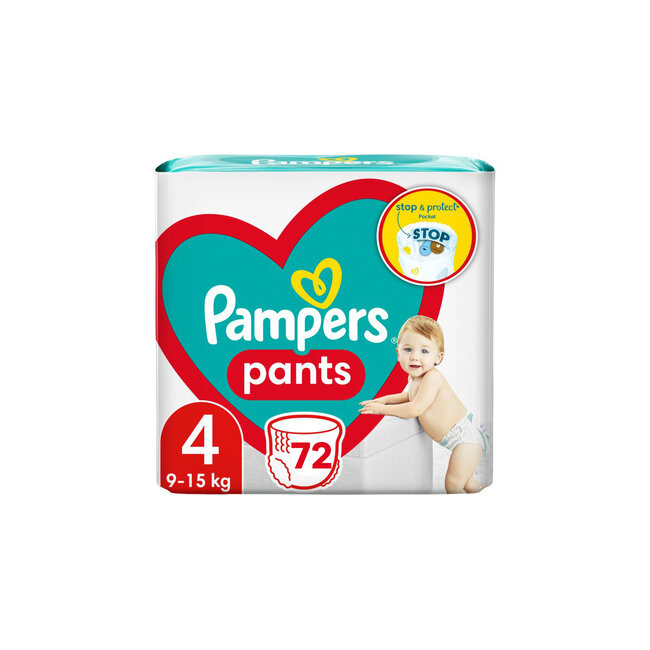 Pampers Pampers - Baby Dry Pants - Maat 4 - Megapack - 72 stuks - 9/15KG - ACTIE PRIJS