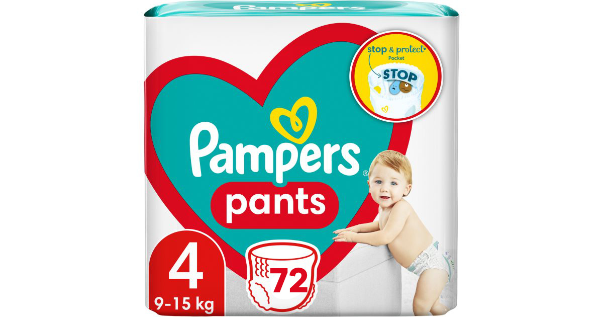 Pampers  Baby Dry Pants - Maat 4 - Megapack - 72 stuks - 9/15KG - ACTIE PRIJS
