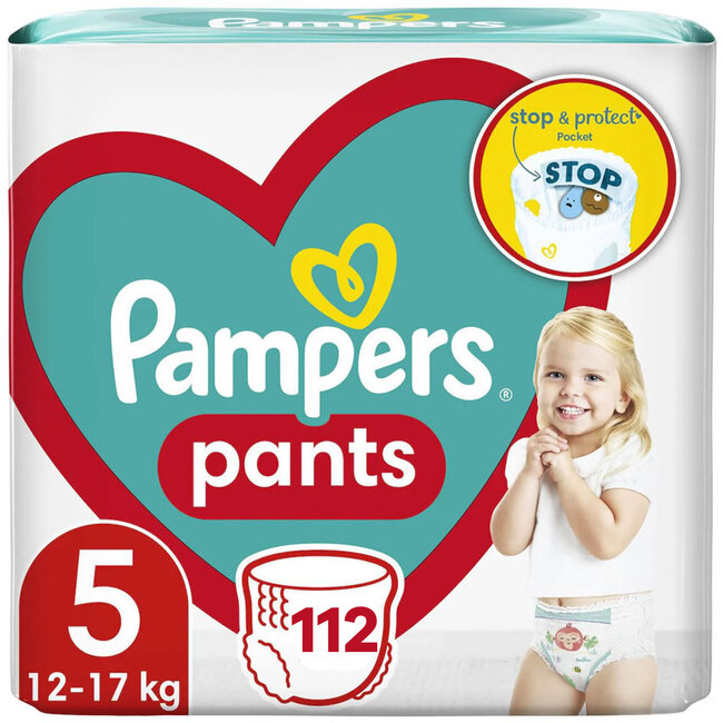 Pampers Pampers - Baby Dry Pants - Maat 5 - Mega Pack - 112 stuks - 12/17KG