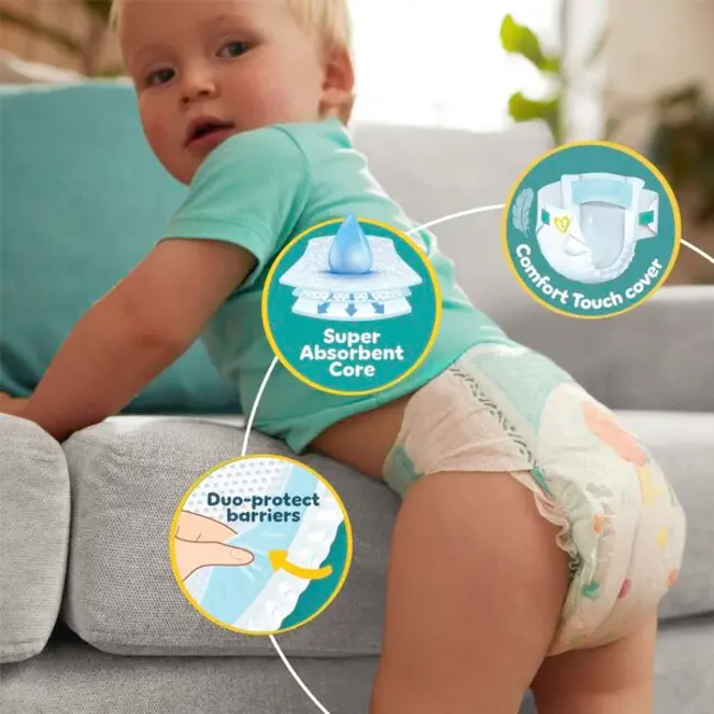 Pampers - Baby Dry - Maat 2 - Mega Pack - 144 Stuks - 4-8 KG
