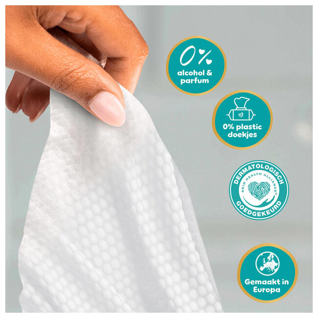 Pampers - Aqua Soft Touch Babydoekjes - 9 x 60= 540 Billendoekjes