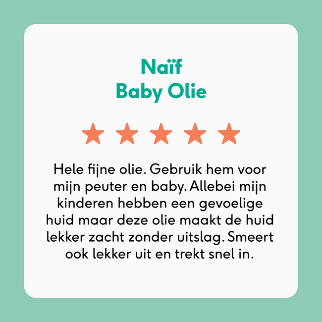 Naïf – Baby & Kids - Verzachtende Babyolie – 100 ml