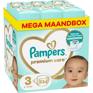 Pampers Pampers - Premium Care - Maat 3 – Mega Maandbox -  234 luiers – 6-10 kg