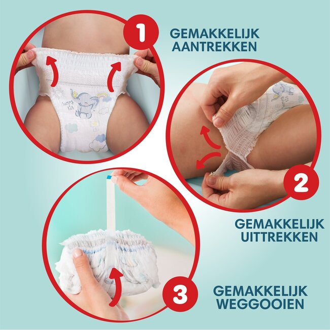 Pampers - Premium Protection Pants - Maat 4 - Maandbox - 186 stuks - 9/15 KG