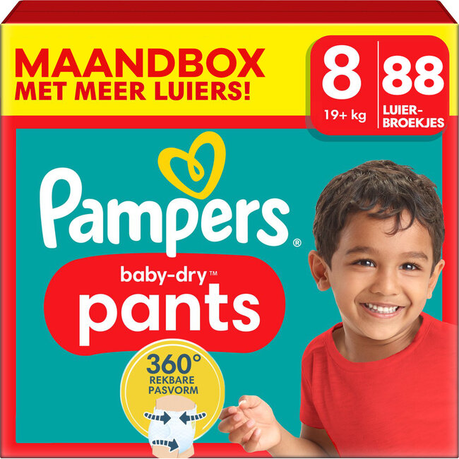Pampers - Baby Dry Pants - Maat 8 - Mega Pack - 88 luierbroekjes