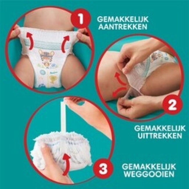 Pampers - Baby Dry Pants - Maat 8 - Mega Pack - 68 stuks - 17+KG