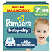 Pampers Pampers - Baby Dry - Maat 7 - Mega Maandbox - 184 stuks - 15+KG