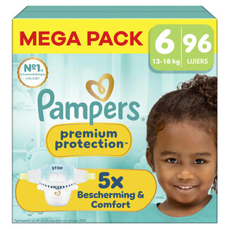 Pampers Pampers - Premium Protection - Maat 6 - Mega Pack - 96 luiers - 13/18KG