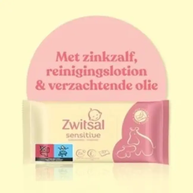 Zwitsal - Billendoekjes Sensitive - Alcoholvrij - 2736 Babydoekjes - 48 x 57 - Mega Voordeelbox