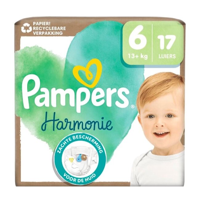 Pampers Pampers - Harmonie - Maat 6 - Small Pack - 17 stuks - 13+KG