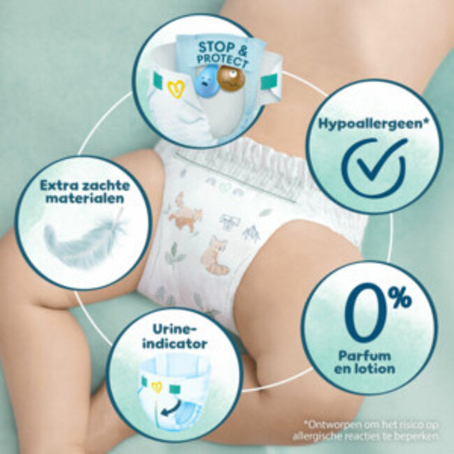 Pampers - Harmonie - Maat 1 - Mega Pack - 88 stuks - 2/5KG