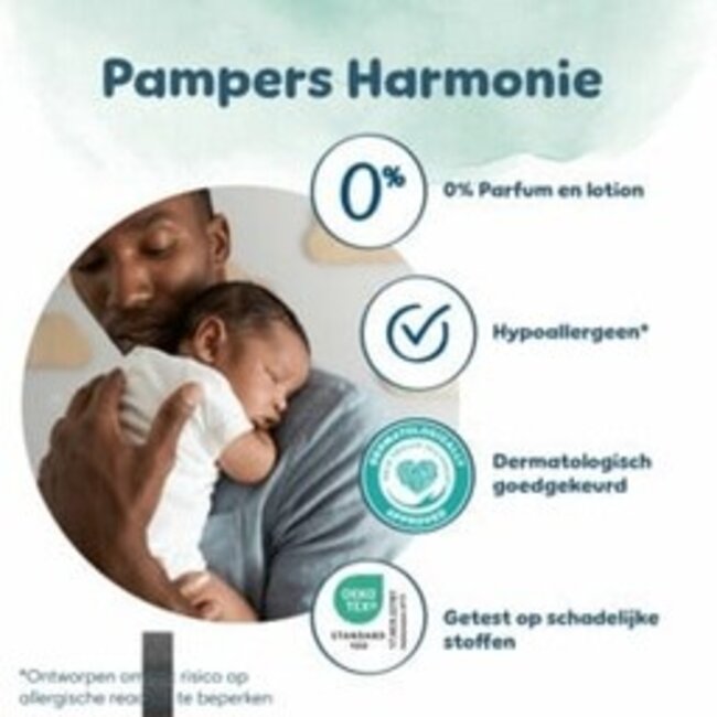 Pampers - Harmonie - Maat 2 - Mega Pack - 120 stuks - 4/8KG