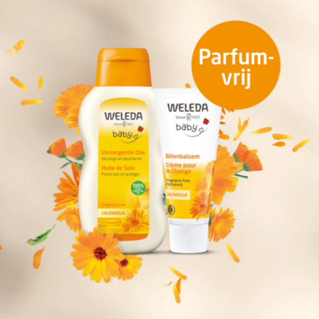 Weleda Calendula - Verzorgende Baby Olie - 200 ml - Parfumvrij