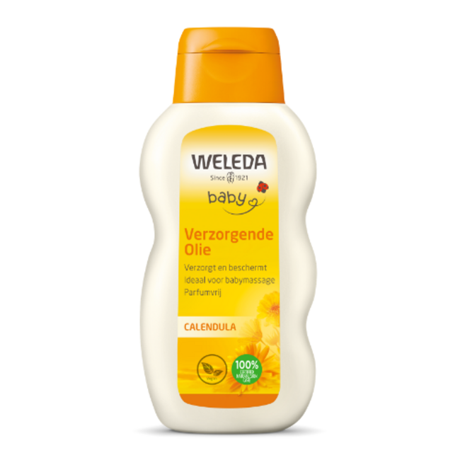 Weleda Calendula - Verzorgende Baby Olie - 200 ml - Parfumvrij