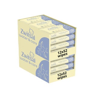 Zwitsal Zwitsal - Billendoekjes-  Water & Care met Zwitsalgeur - 1248 babydoekjes - 24 x 52 stuks