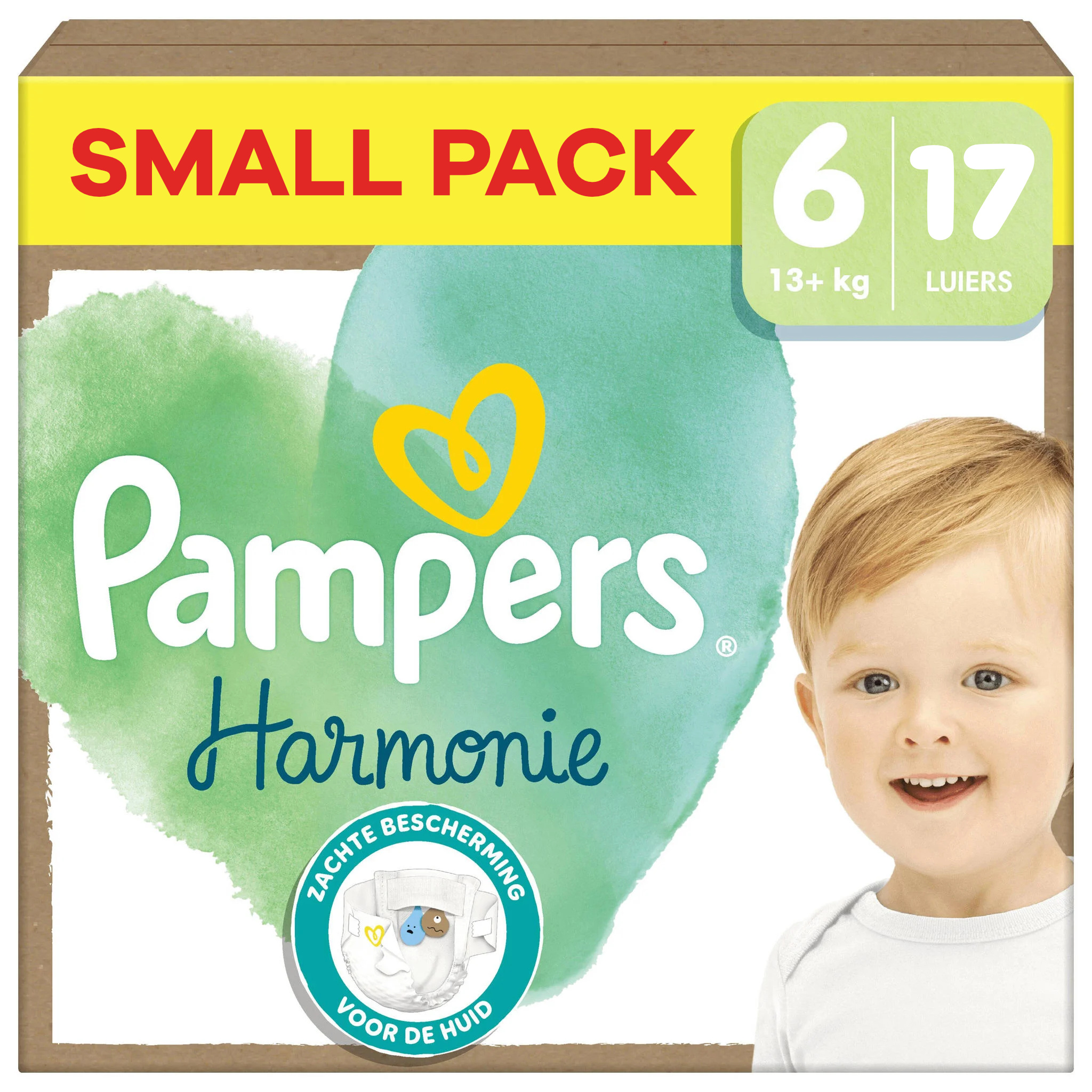 Pampers  Harmonie - Maat 6 - Small Pack - 17 stuks - 13+KG