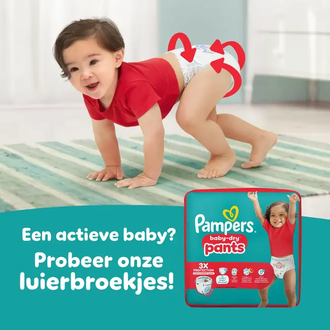 Pampers - Baby Dry - Maat 5+ - Mega Pack - 72 Stuks - 12-17 kg