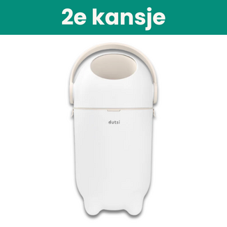 Dutsi Dutsi - Design Luieremmer – Tweede Kansje – 100% Geurvrij & Universeel – Ruimte voor 20 luiers - Beige