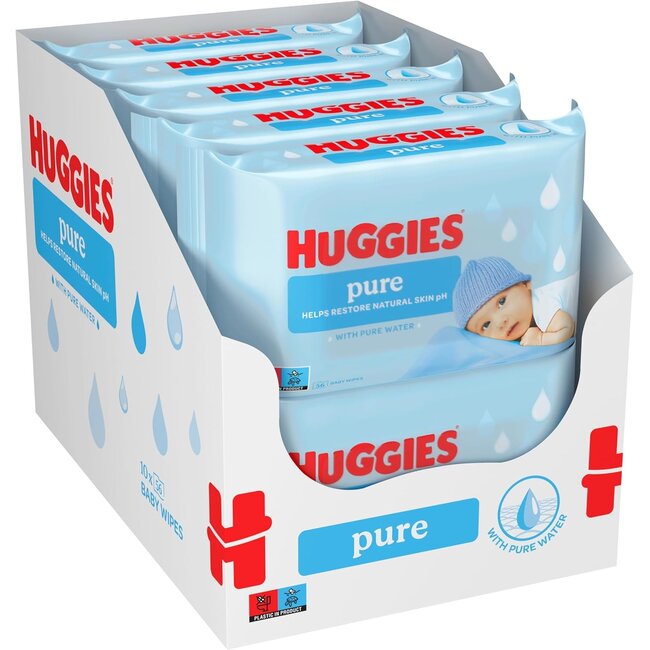 Huggies Huggies - Pure - Billendoekjes - 1008 babydoekjes - 18 x 56