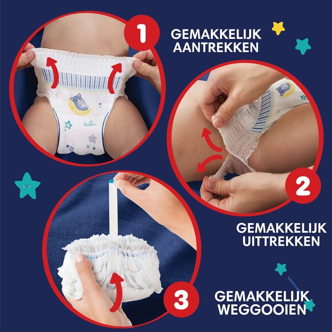 Pampers - Baby Dry Night Pants - Maat 6 - Mega Pack - 90 luierbroekjes