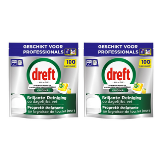 Dreft Dreft - Original - All in One - Vaatwastabletten - Citroen - 200 stuks
