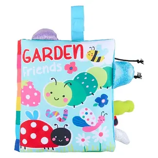 Eddy Toys Eddy Toys – Knisperboekje - Garden Friends – 0+ maanden