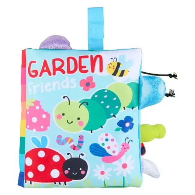 Eddy Toys Eddy Toys – Knisperboekje - Garden Friends – 0+ maanden