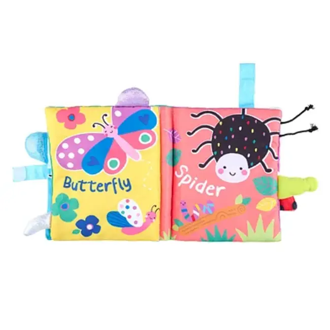 Eddy Toys – Knisperboekje - Garden Friends – 0+ maanden