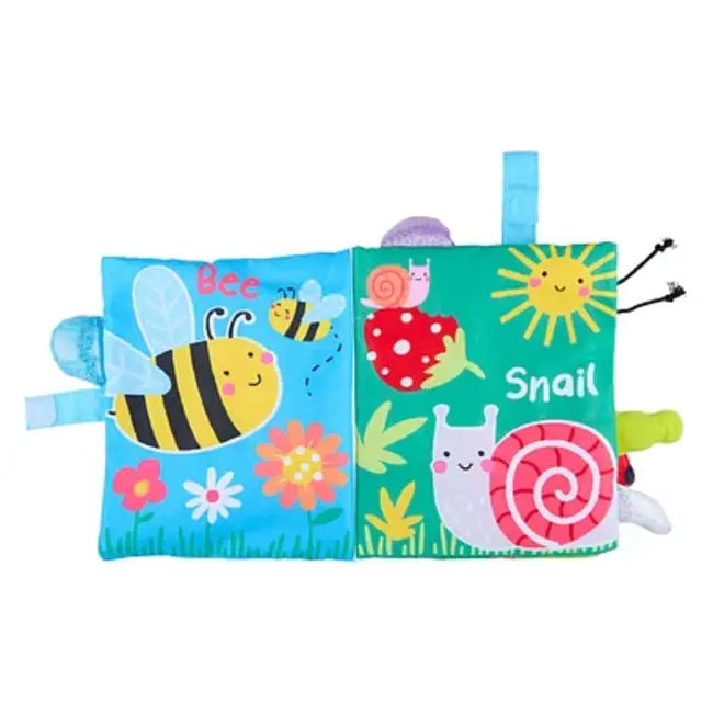 Eddy Toys – Knisperboekje - Garden Friends – 0+ maanden