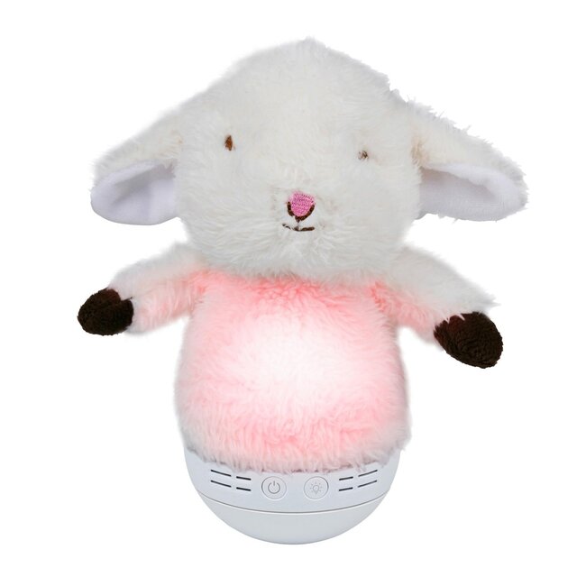 Tumbler - Nachtlampje met Geluid – Schaap – 7 kleuren – 4 liedjes – 18+ maanden