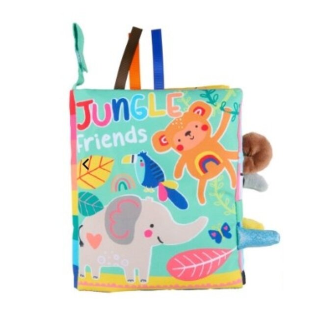 Eddy Toys – Knisperboekje - Garden/Jungle Friends – 0+ maanden -1 stuk