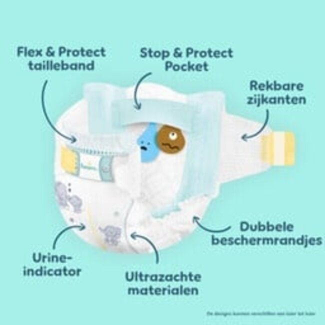 Pampers - Premium Protection - Maat 4+ - Small Pack - 31 luiers - 10/15 KG