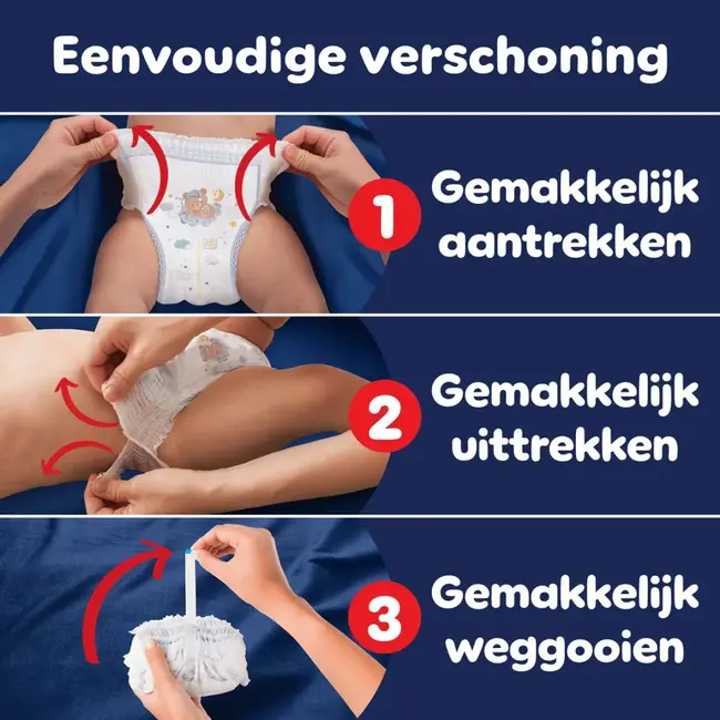 Pampers - Night Pants - Maat 4 - Small Pack - 52 luierbroekjes