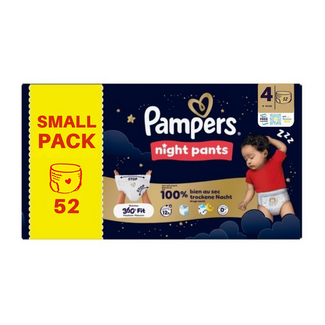 Pampers Pampers - Night Pants - Maat 4 - Small Pack - 52 luierbroekjes