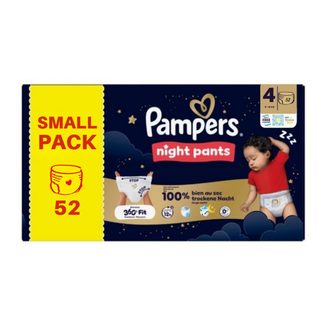 Pampers - Night Pants - Maat 4 - Small Pack - 52 luierbroekjes