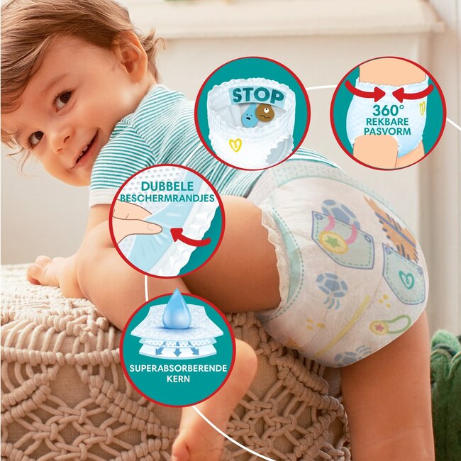Pampers - Baby Dry Pants - Maat 6 - Mega Pack - 74 stuks - 14/19 KG