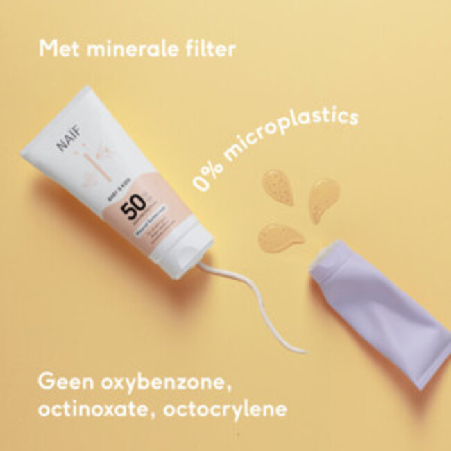 Naïf - Baby & Kids – Minerale Zonnebrandcrème - SPF 50 - 175ML