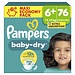 Pampers Pampers - Baby Dry - Maat 6+ - Mega Pack - 76 luiers - 14/19KG