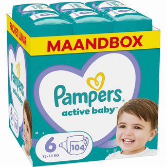 Pampers Pampers - Baby Dry - Maat 6 - Mega Pack - 104 stuks - 13/18KG