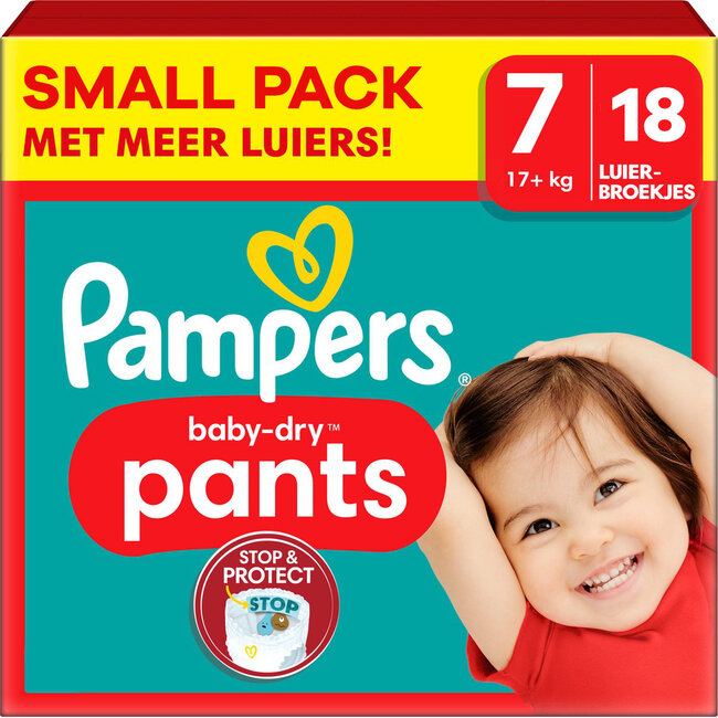 Pampers Pampers - Baby Dry Pants - Maat 7 - Small Pack - 18 stuks - 17+KG