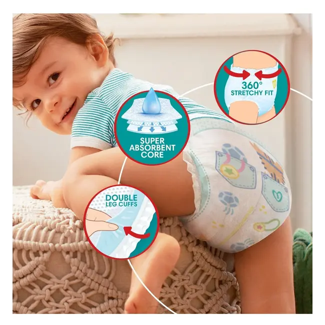 Pampers - Baby Dry Pants - Maat 9 - Maandbox - 108 stuks - 19+ KG