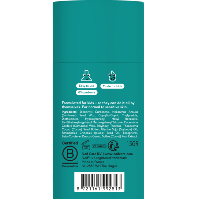 Naïf - Baby & Kids – Minerale Zonnebrand Stick - SPF 50 – 15 gram