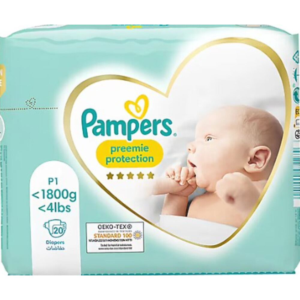 Pampers  Premium Protection - Maat 0 - Small Pack - 20 luiers - Premature luiers