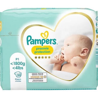Pampers Pampers - Premium Protection - Maat 0 - Small Pack - 20 luiers  - Premature luiers