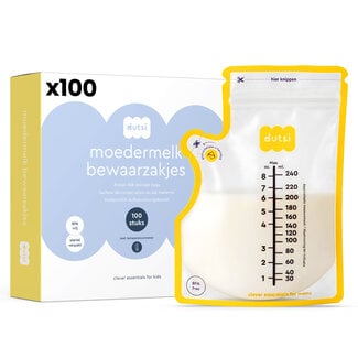 Dutsi Dutsi - Moedermelk bewaarzakjes 100 pack - 240 ml